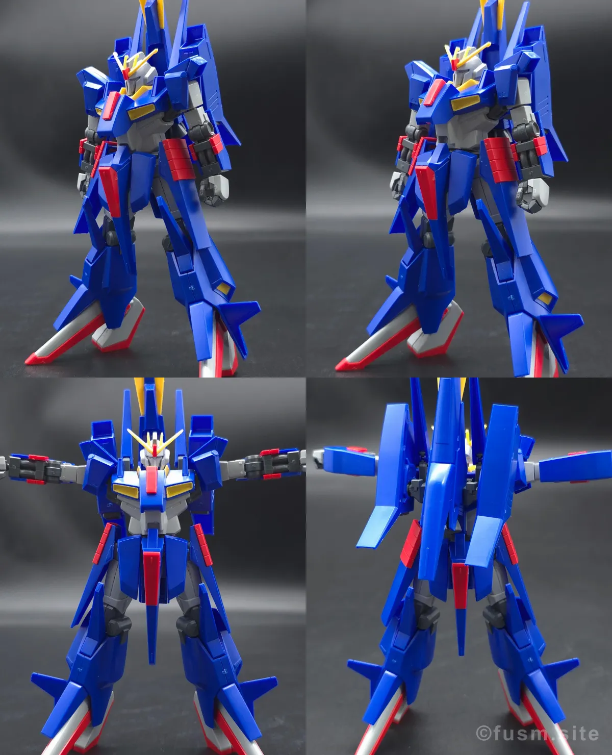HGUC ZII (ゼッツー) レビュー 胴体ディテール 可動域 01