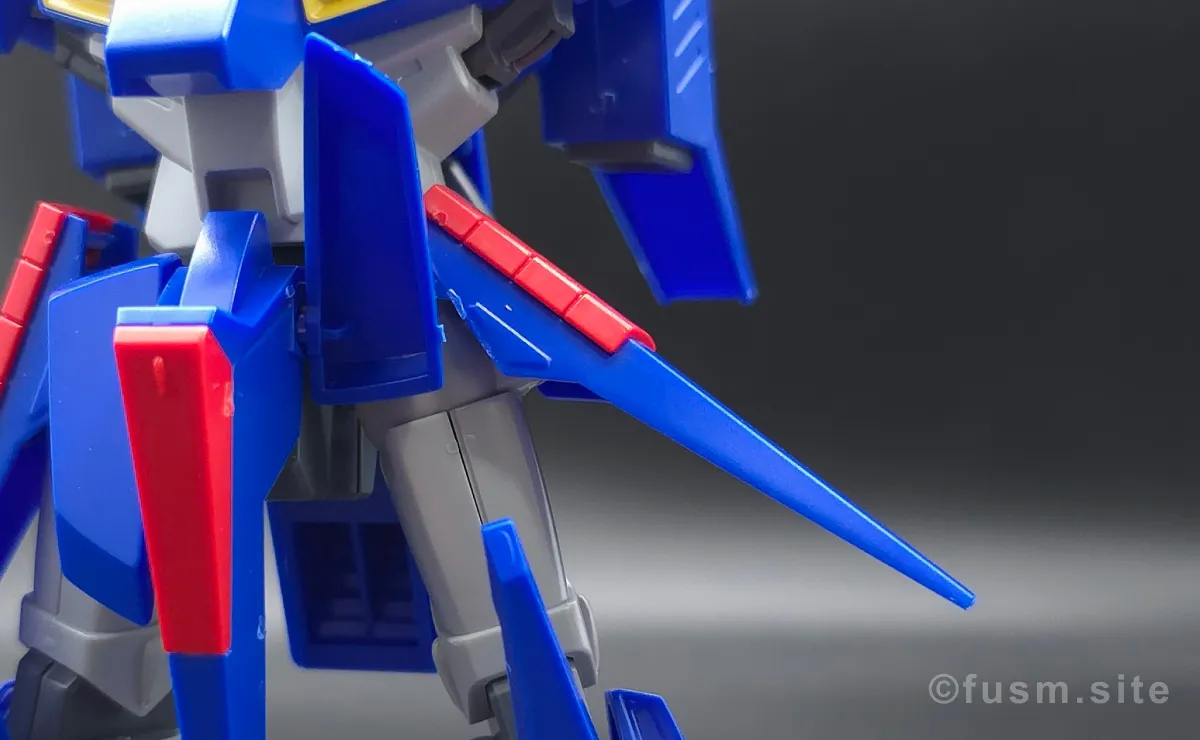 HGUC ZII (ゼッツー) レビュー 胴体ディテール 可動域 04