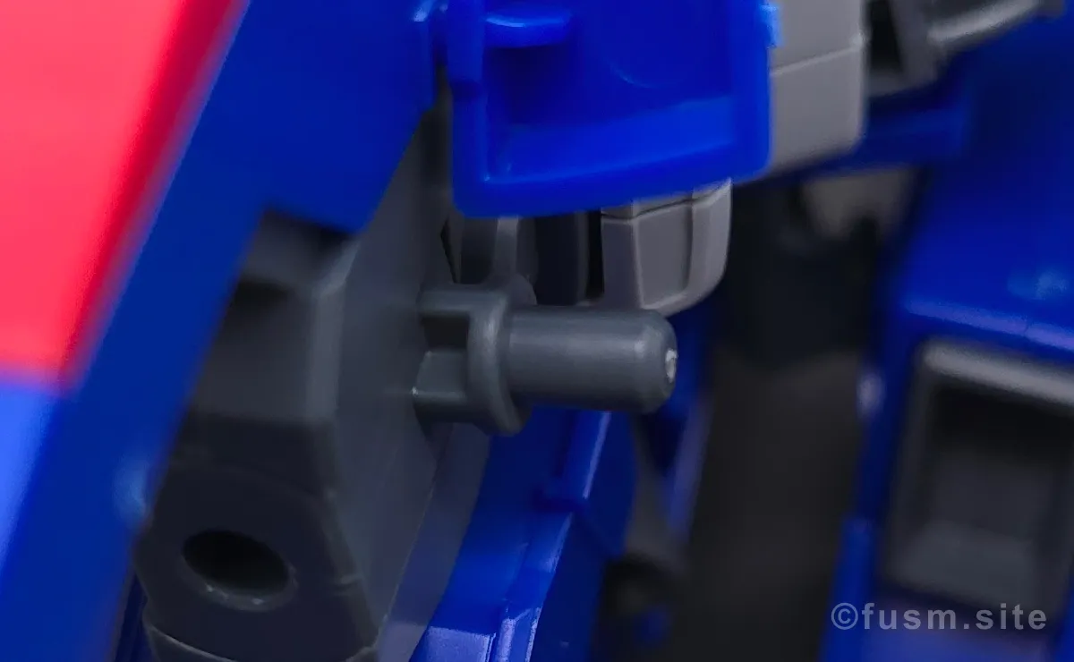 HGUC ZII (ゼッツー) レビュー 胴体ディテール 可動域 1