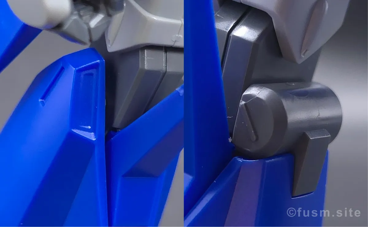 HGUC ZII (ゼッツー) レビュー 脚部ディテール 1