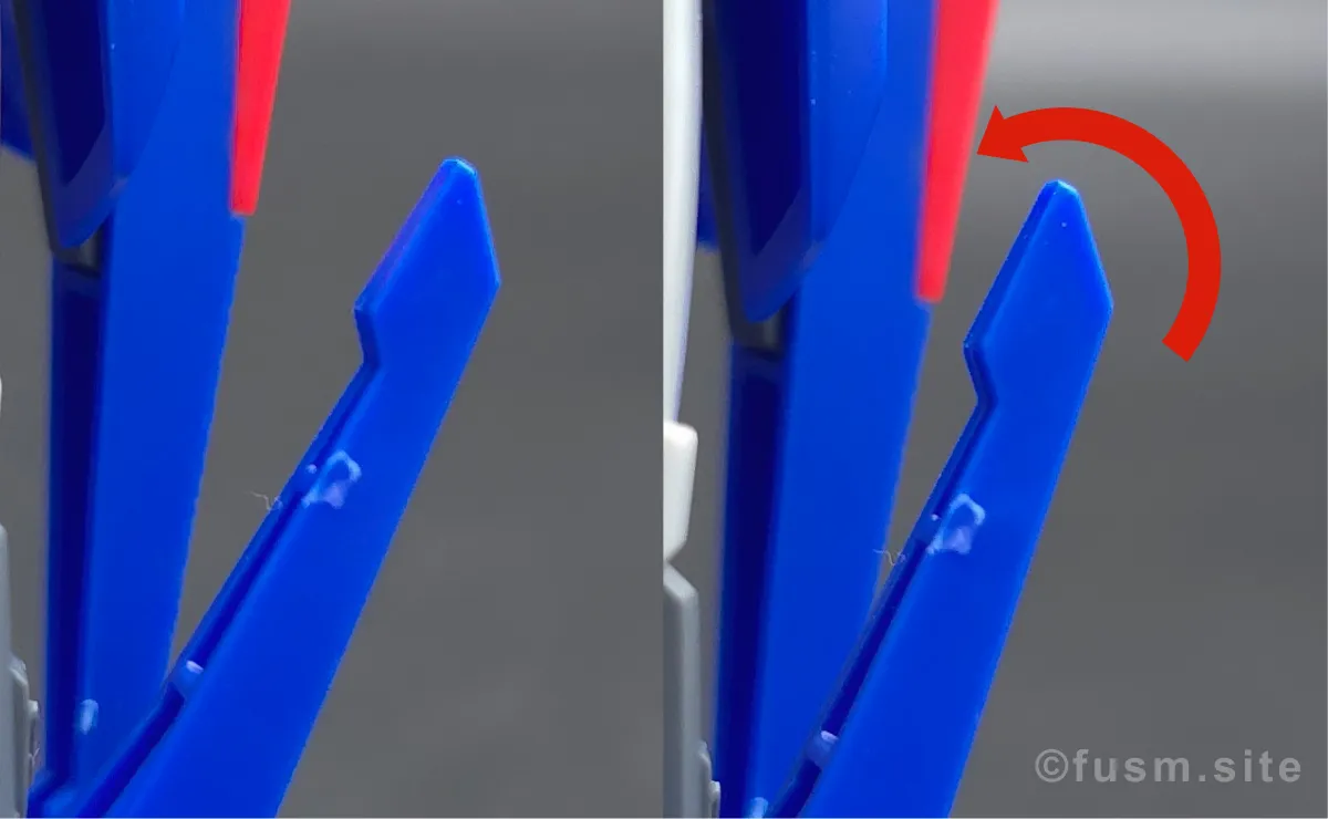 HGUC ZII (ゼッツー) レビュー 脚部ディテール 可動域 01