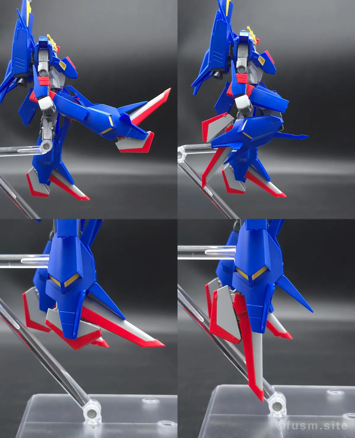 HGUC ZII (ゼッツー) レビュー 脚部ディテール 可動域 02