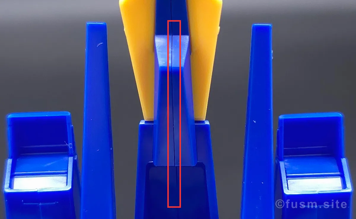 HGUC ZII (ゼッツー) レビュー バックパックレビュー 合わせ目 01