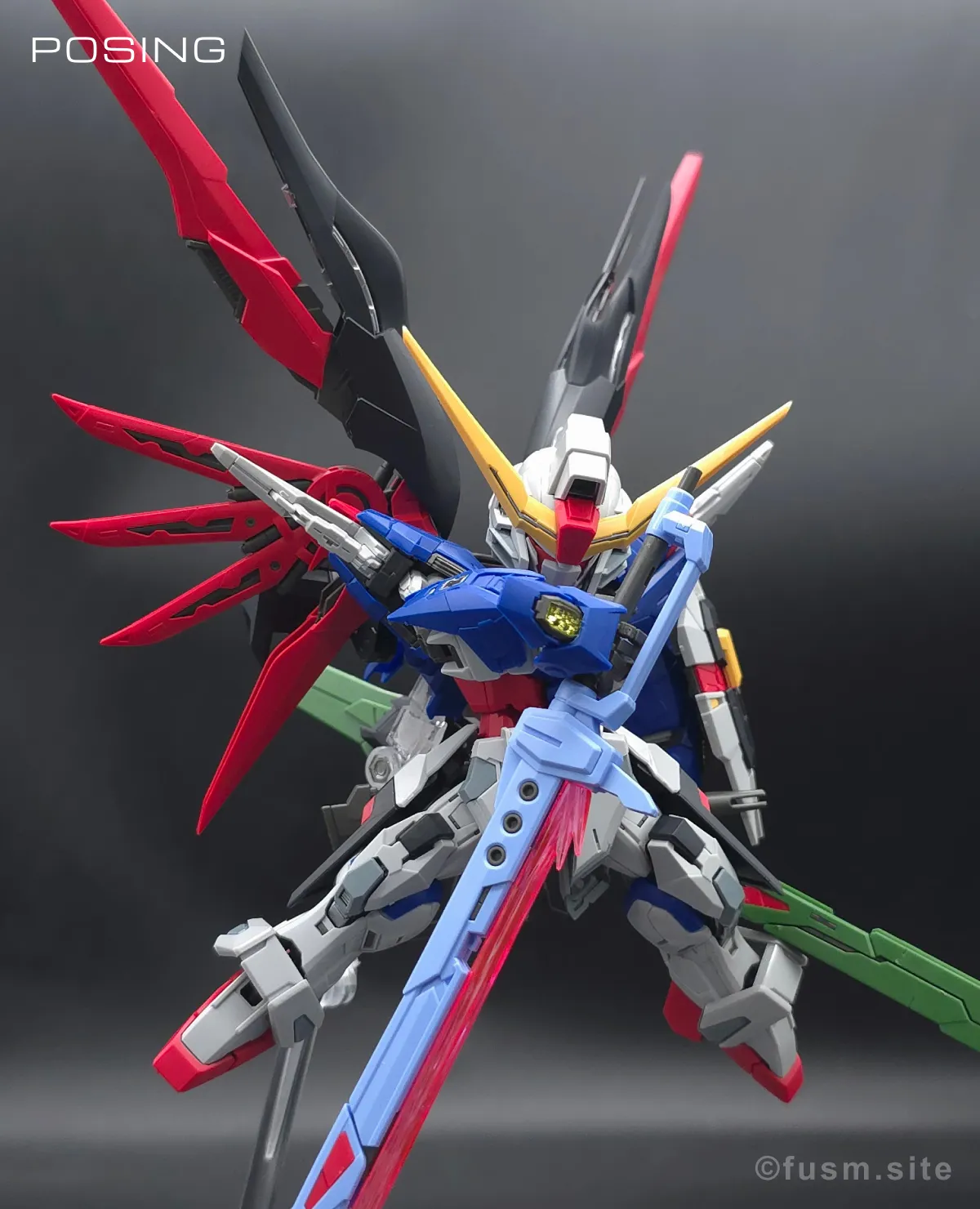 MGSD デスティニーガンダム レビュー ポージング 01