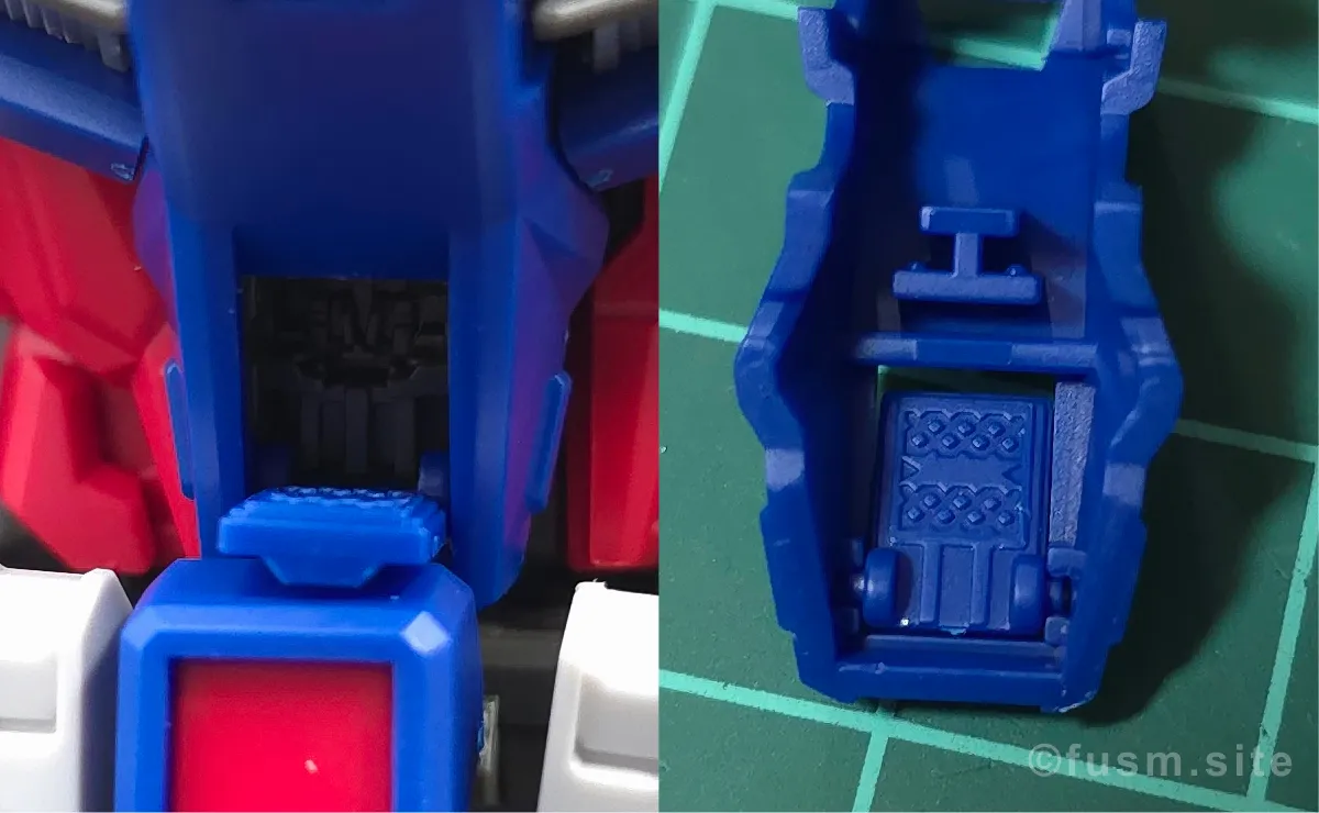 MGSD デスティニーガンダム レビュー 胴体ディテール ギミック 01