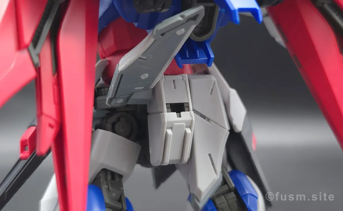 MGSD デスティニーガンダム レビュー 胴体ディテール ギミック 可動域 03