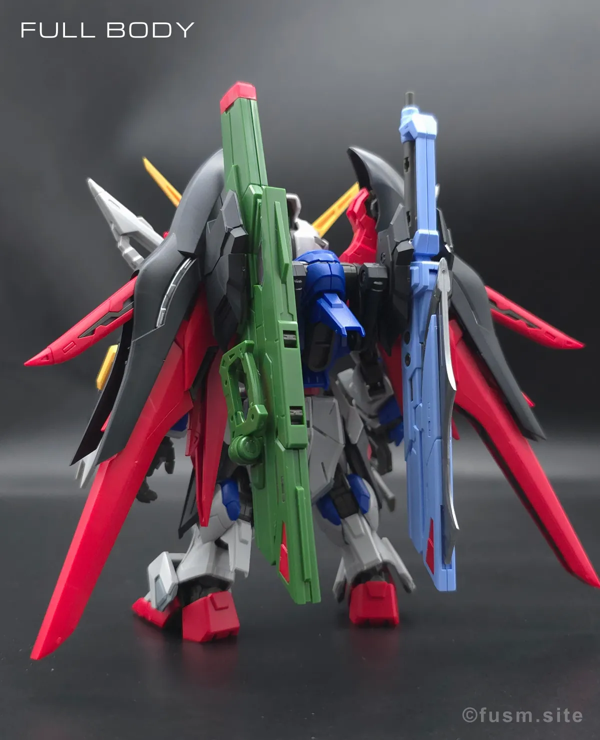 MGSD デスティニーガンダム レビュー 多角的に見た全体の外観・素組み 03