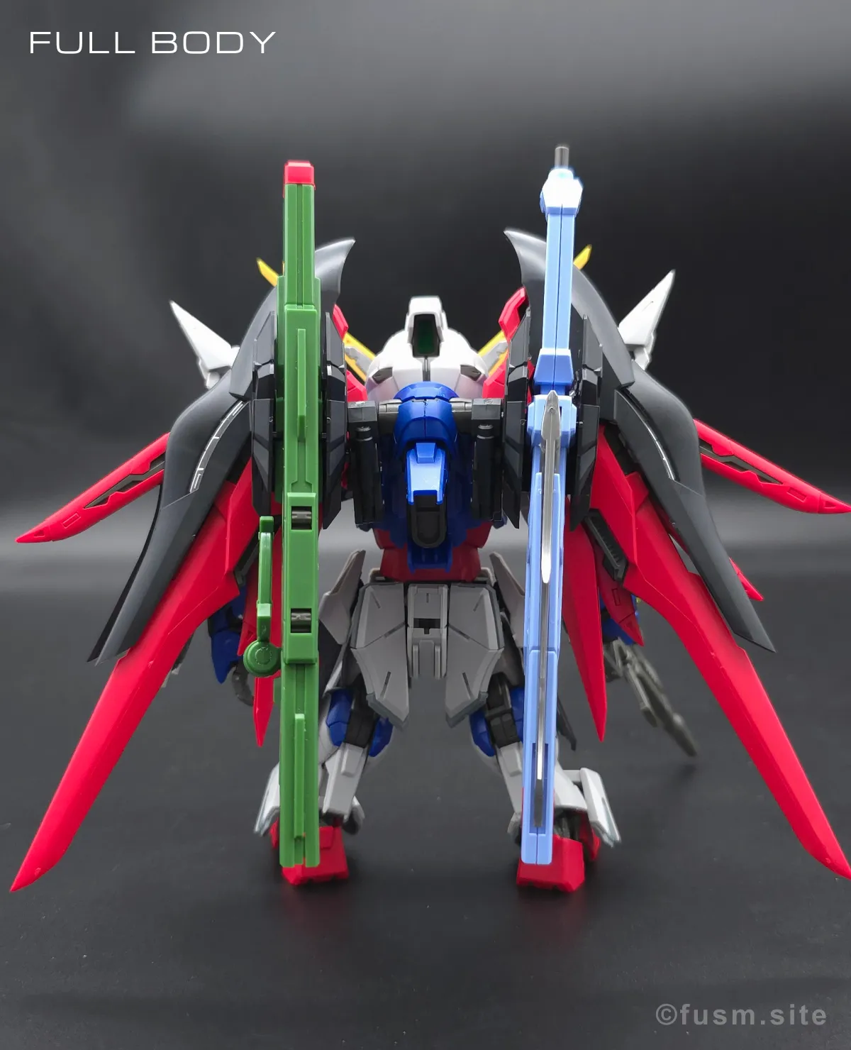 MGSD デスティニーガンダム レビュー 多角的に見た全体の外観・素組み 04