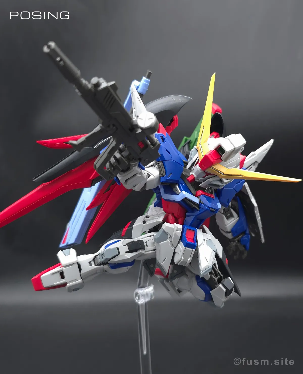 MGSD デスティニーガンダム レビュー ポージング 02