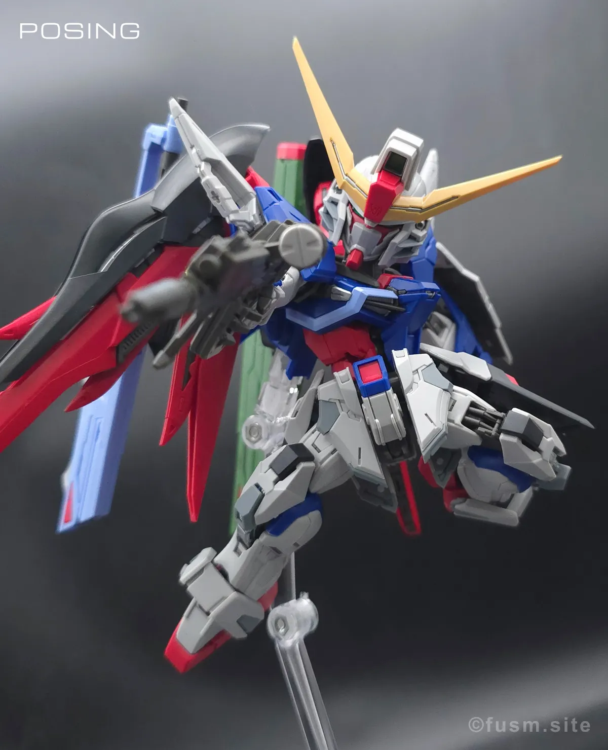 MGSD デスティニーガンダム レビュー ポージング 03