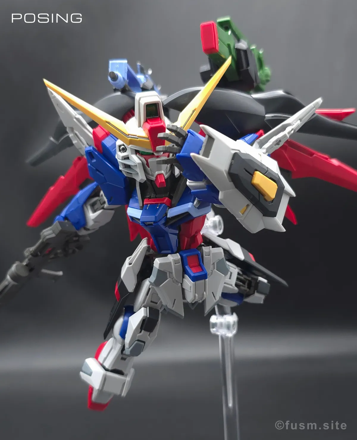 MGSD デスティニーガンダム レビュー ポージング 04