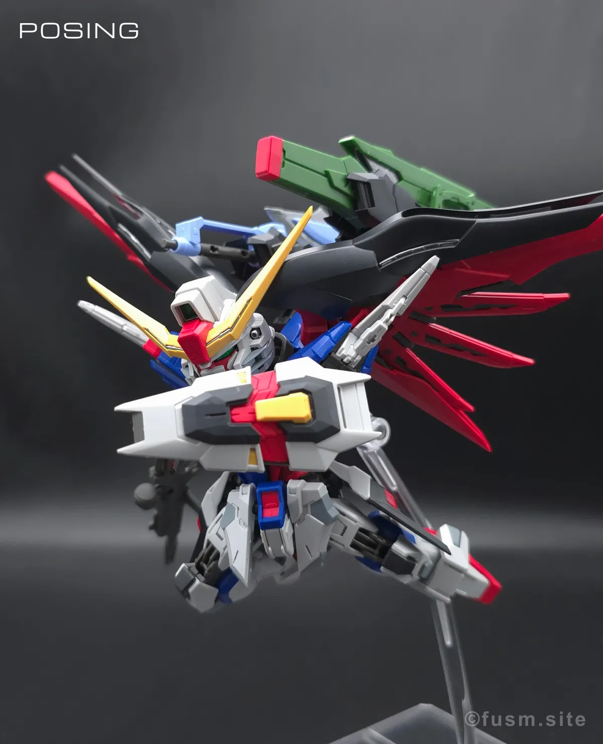 MGSD デスティニーガンダム レビュー ポージング 06