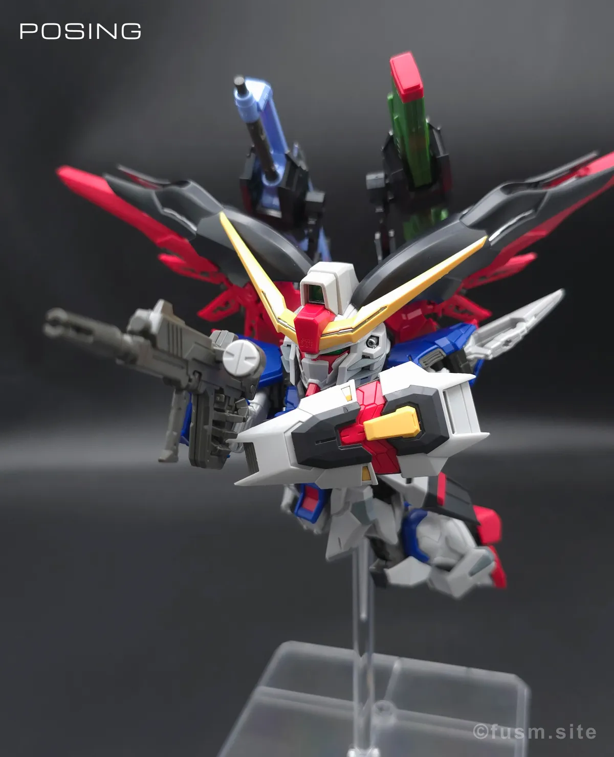 MGSD デスティニーガンダム レビュー ポージング 07