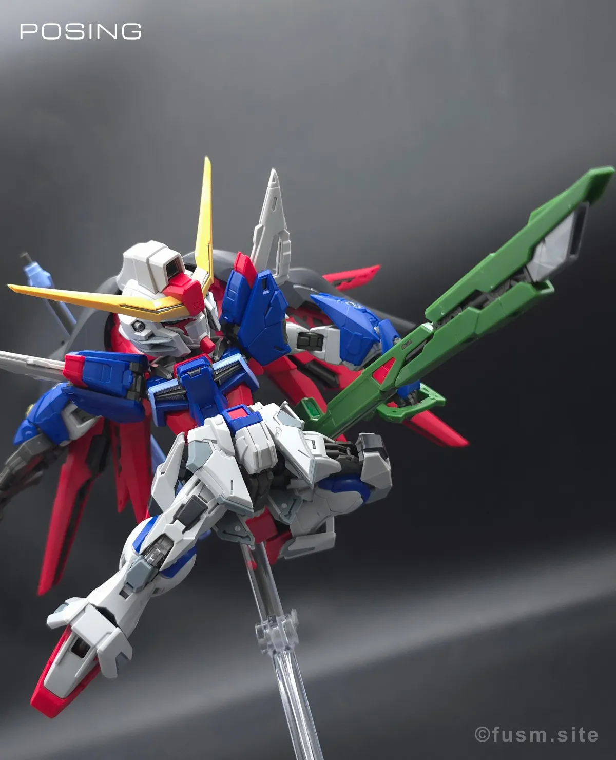 MGSD デスティニーガンダム レビュー ポージング 08