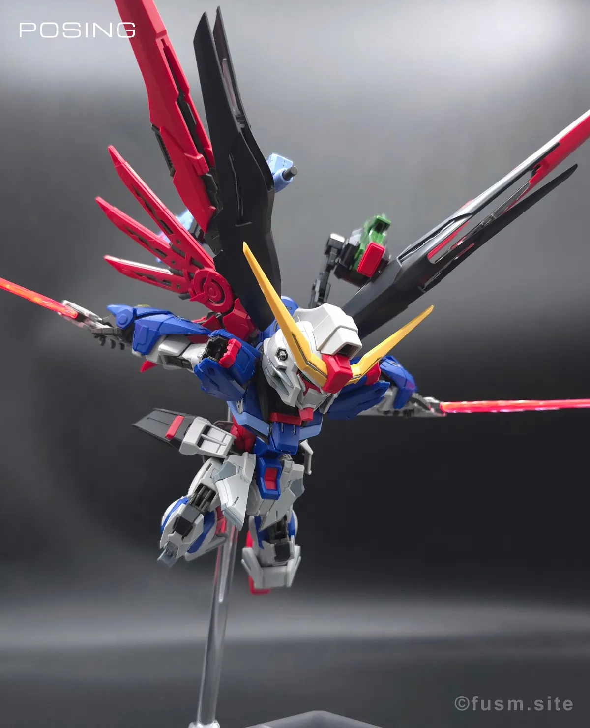 MGSD デスティニーガンダム レビュー ポージング 10