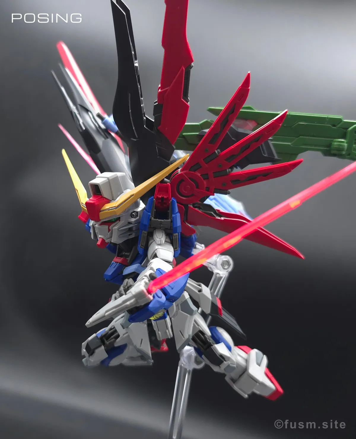 MGSD デスティニーガンダム レビュー ポージング 11