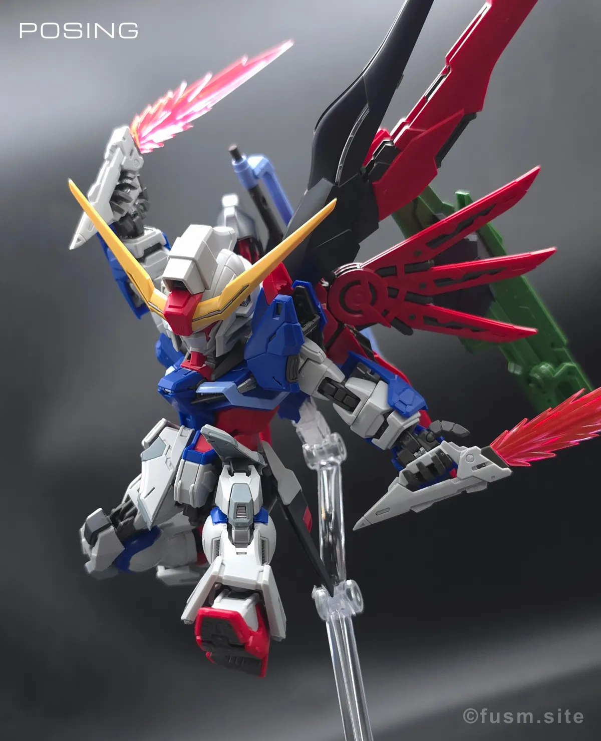 MGSD デスティニーガンダム レビュー ポージング 12