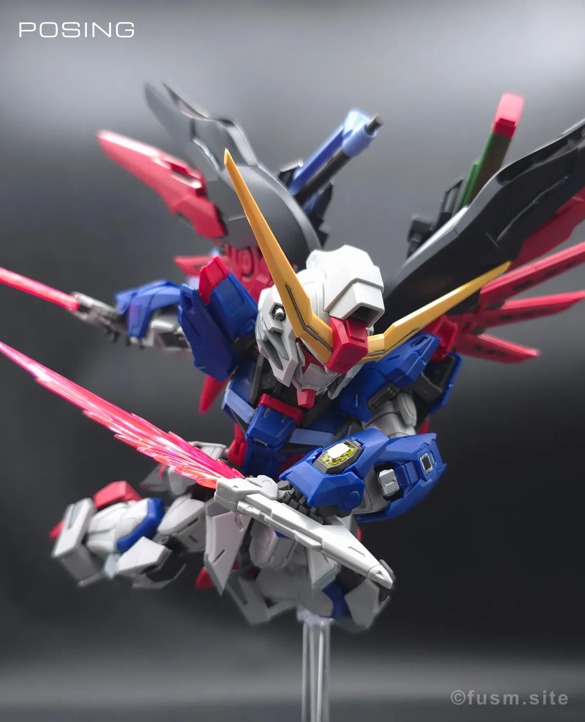 MGSD デスティニーガンダム レビュー ポージング 13