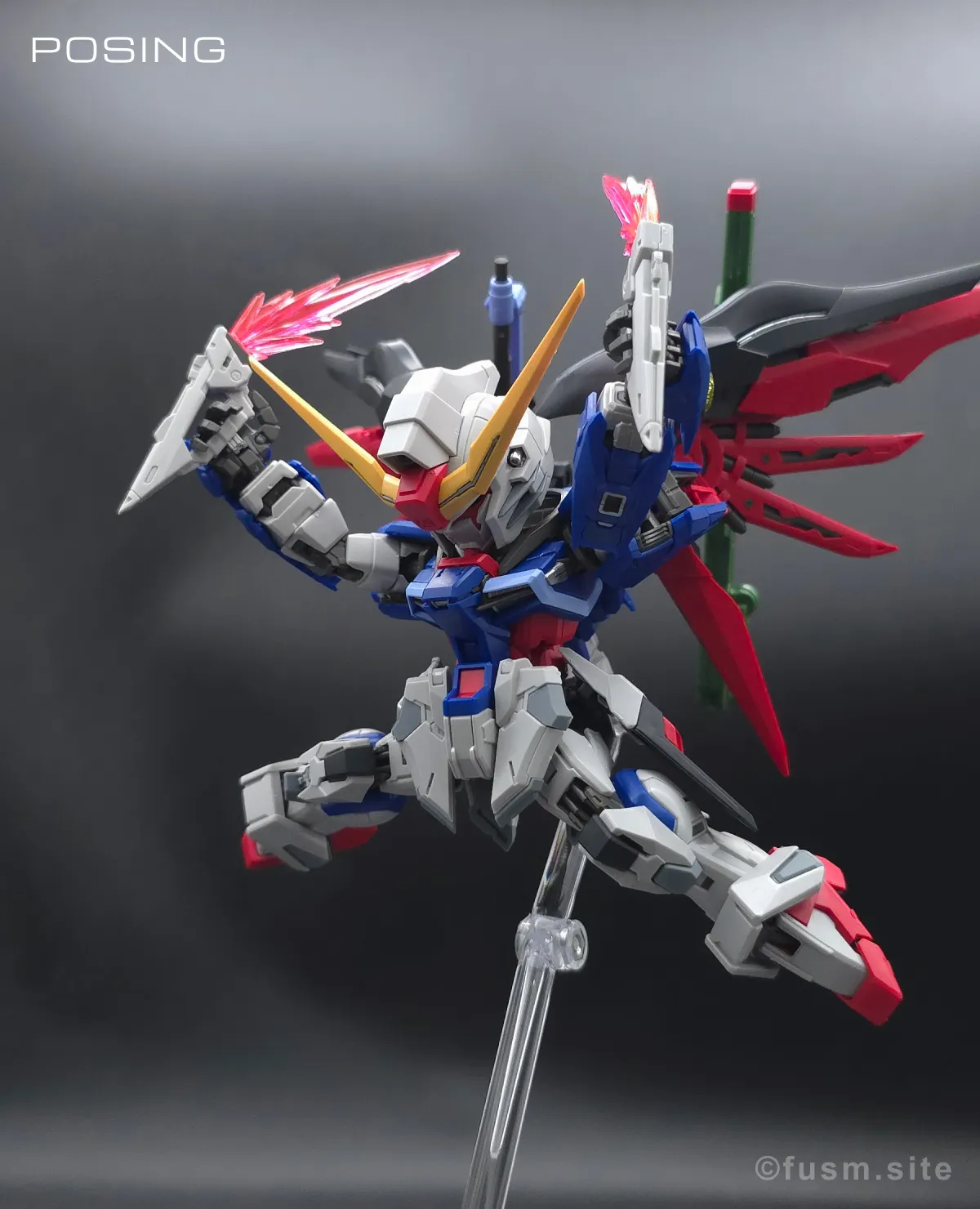 MGSD デスティニーガンダム レビュー ポージング 14