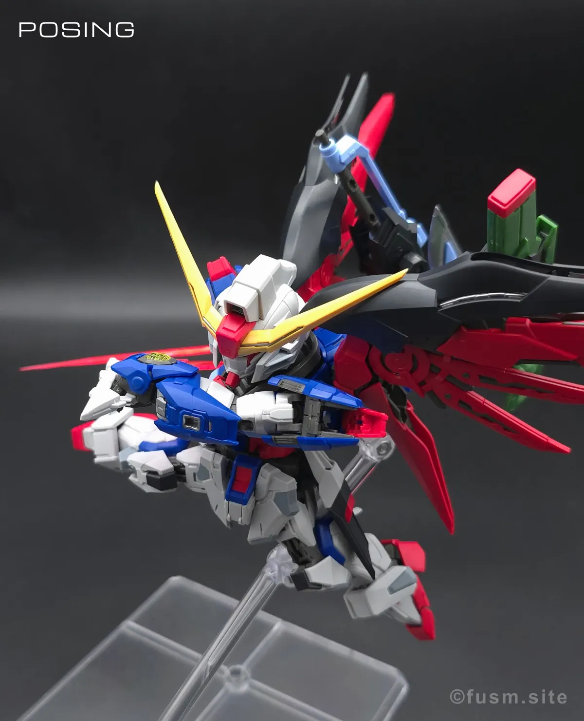 MGSD デスティニーガンダム レビュー ポージング 16