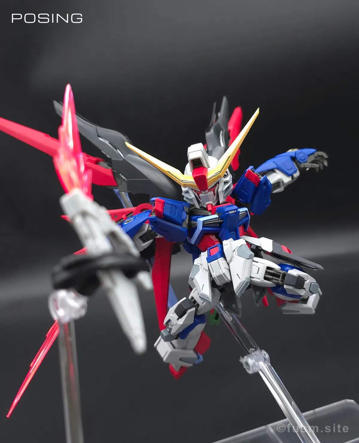 MGSD デスティニーガンダム レビュー ポージング 17