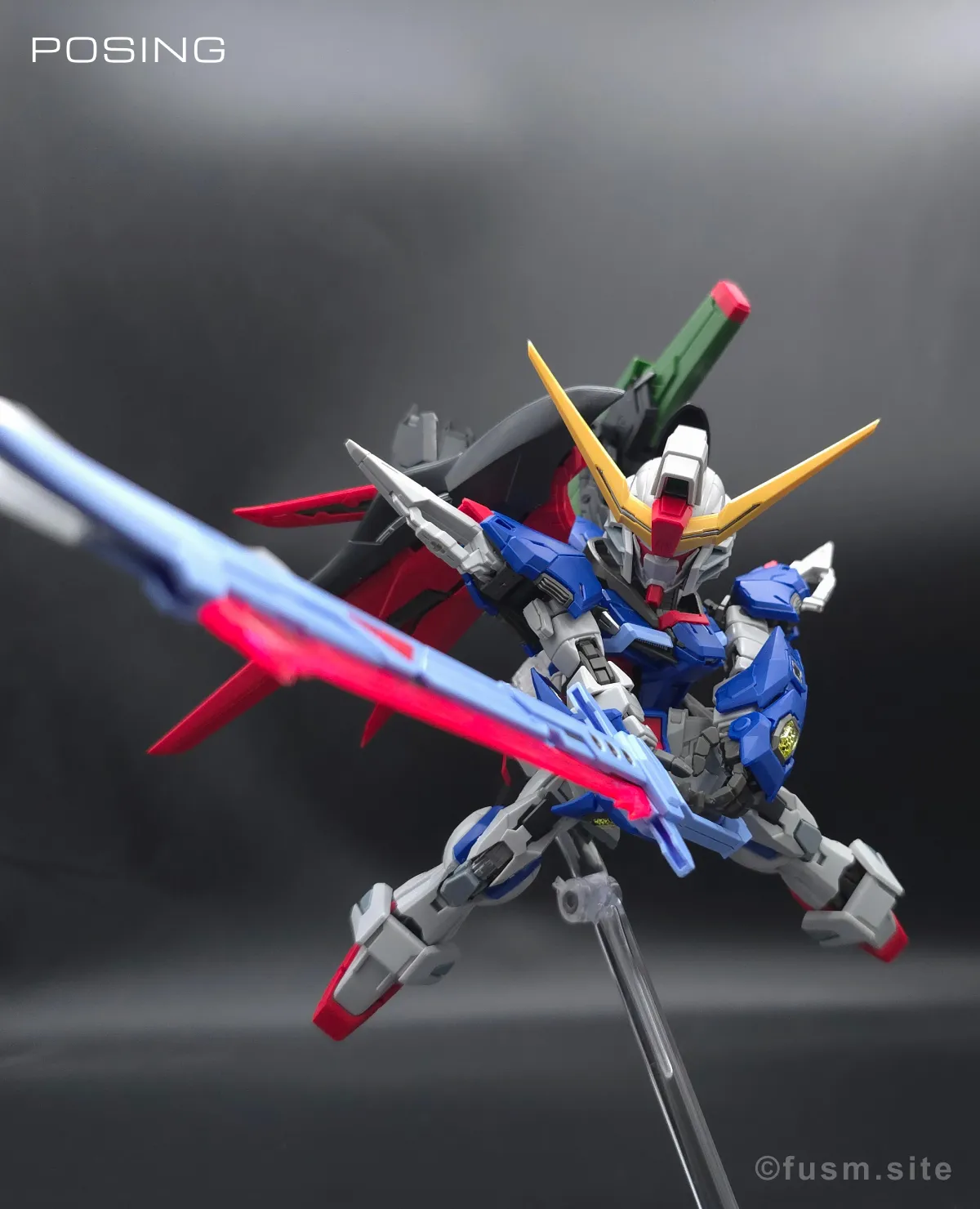 MGSD デスティニーガンダム レビュー ポージング 18