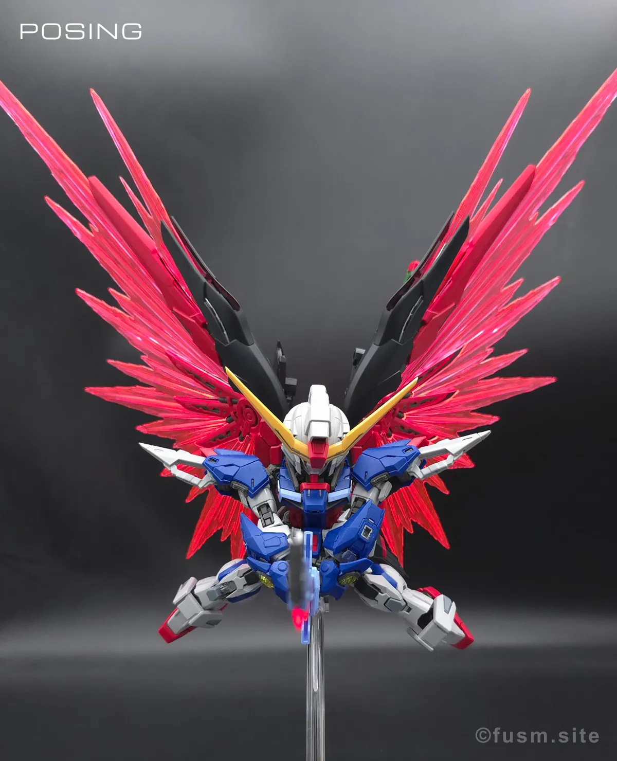 MGSD デスティニーガンダム レビュー ポージング 19