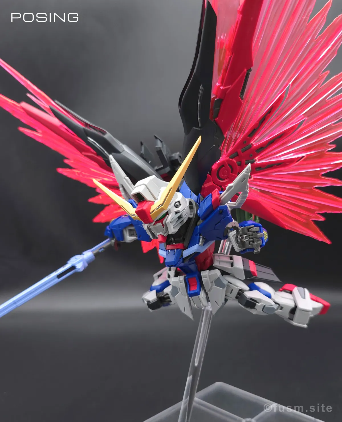 MGSD デスティニーガンダム レビュー ポージング 22