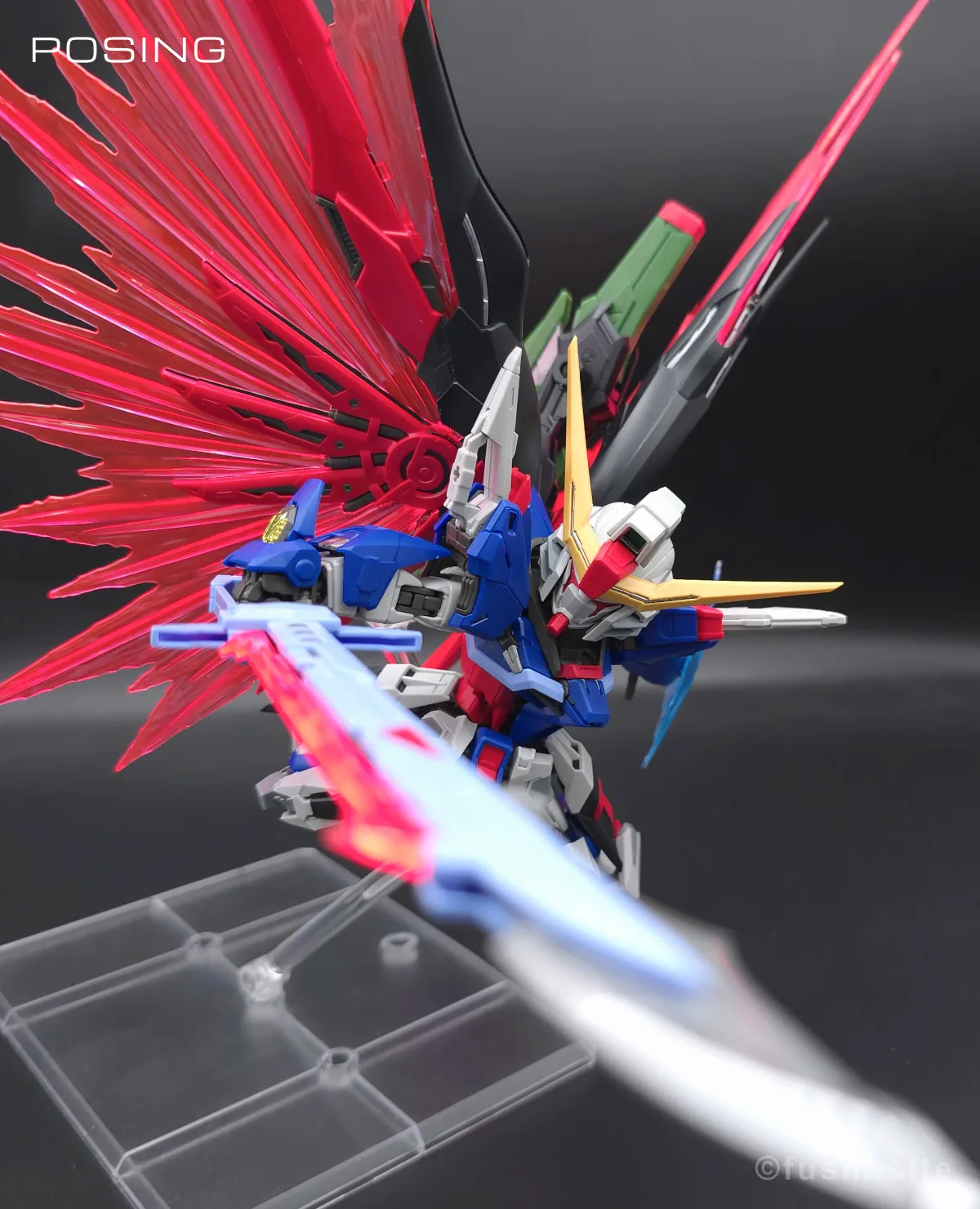 MGSD デスティニーガンダム レビュー ポージング 24