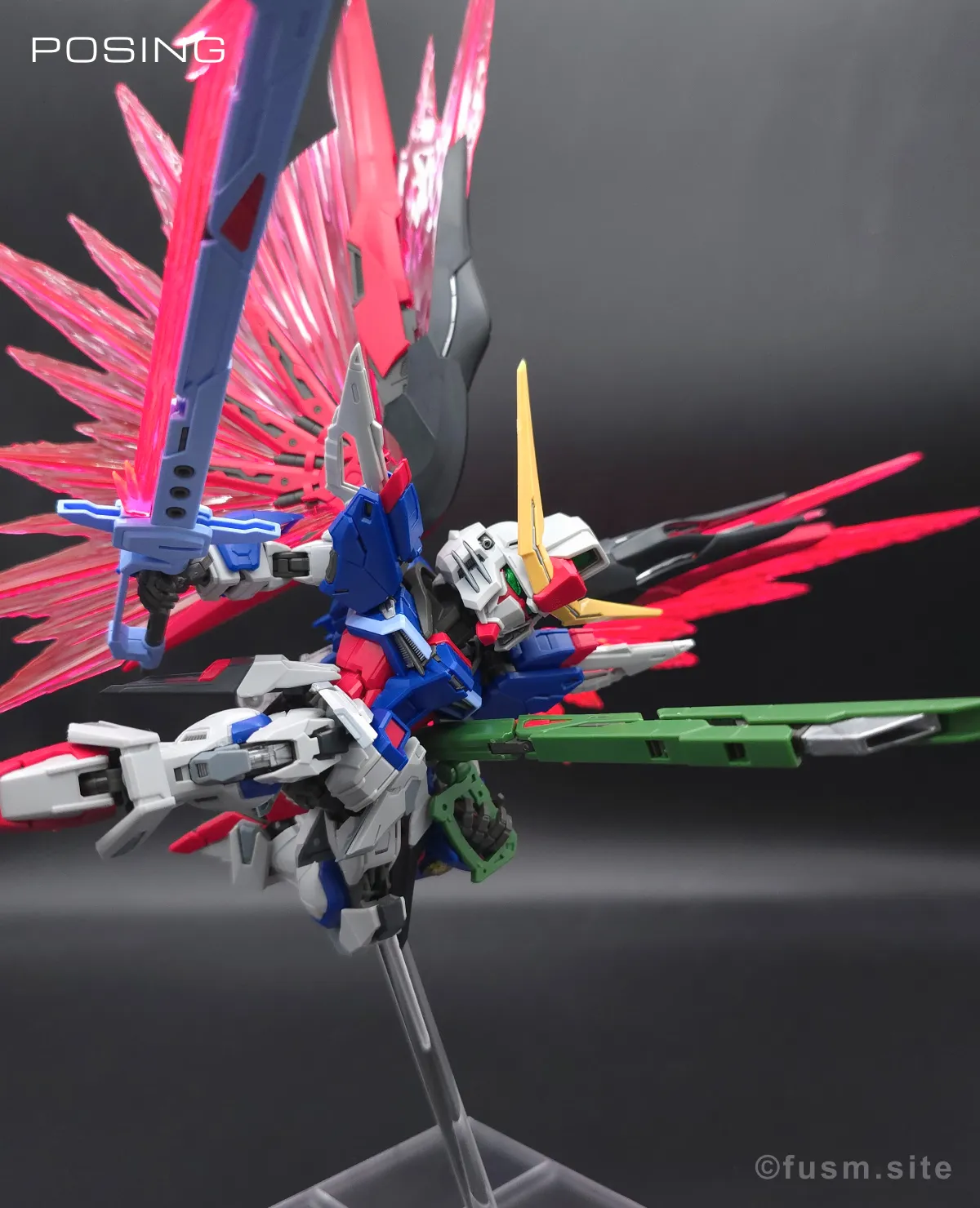 MGSD デスティニーガンダム レビュー ポージング 26