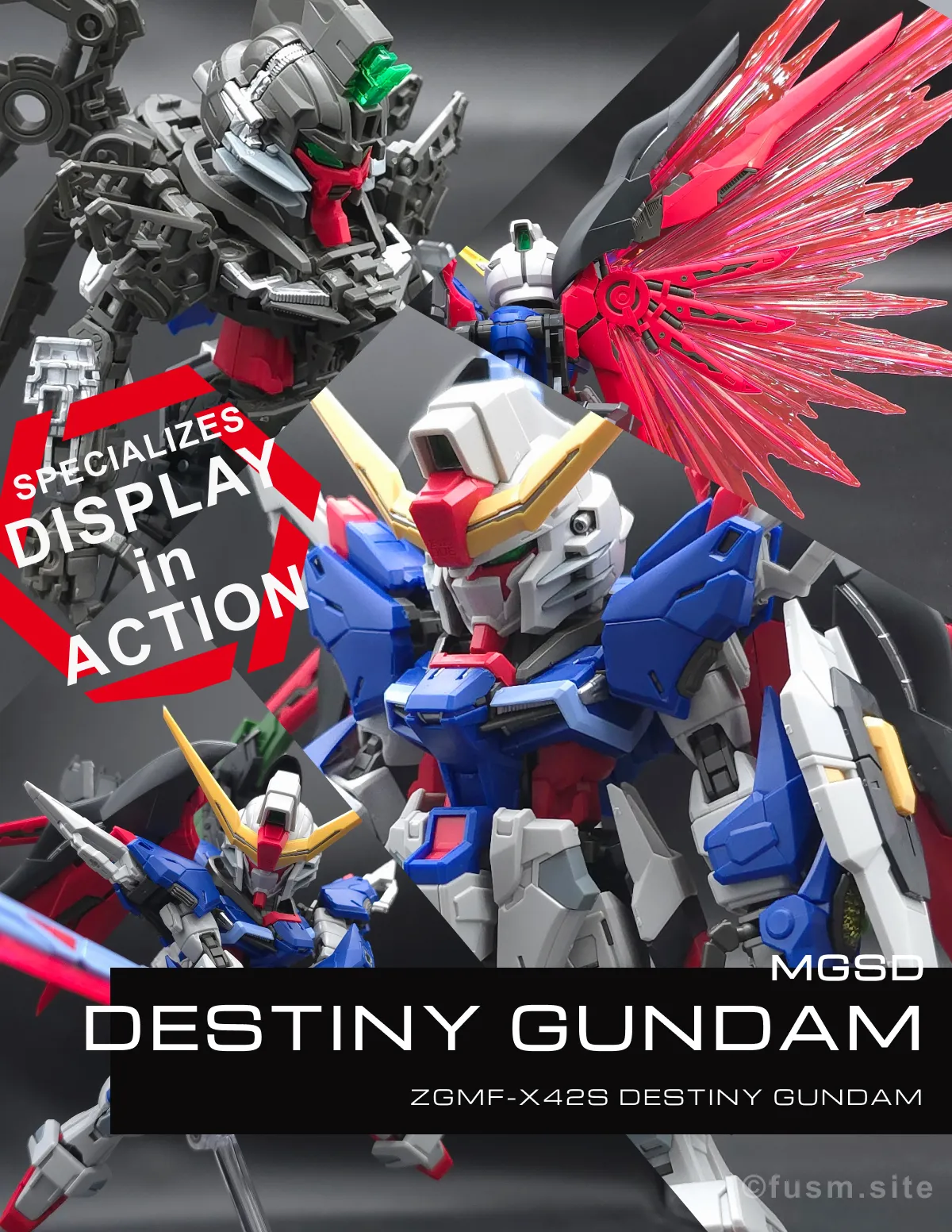 MGSD デスティニーガンダム レビュー コラージュ 01