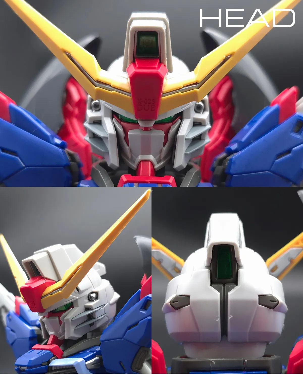 MGSD デスティニーガンダム レビュー 頭部ディテール 01