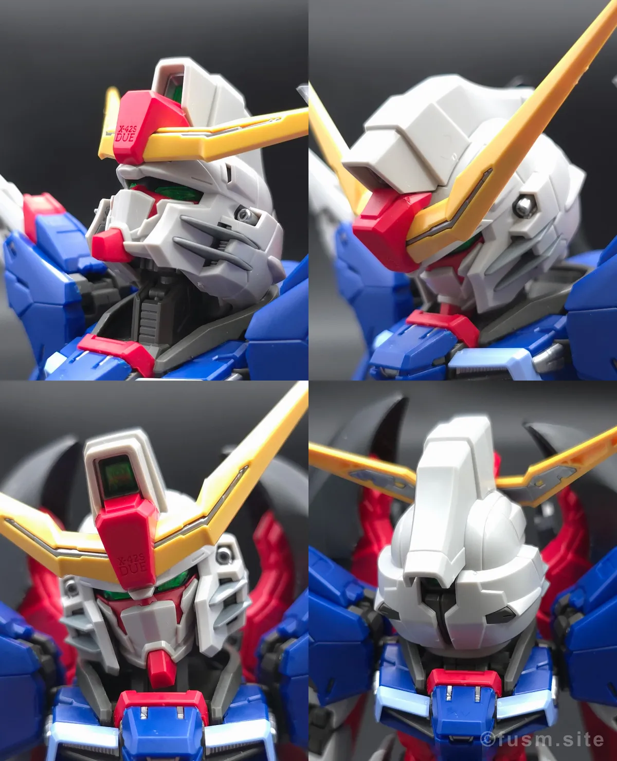 MGSD デスティニーガンダム レビュー 頭部ディテール 可動域 01