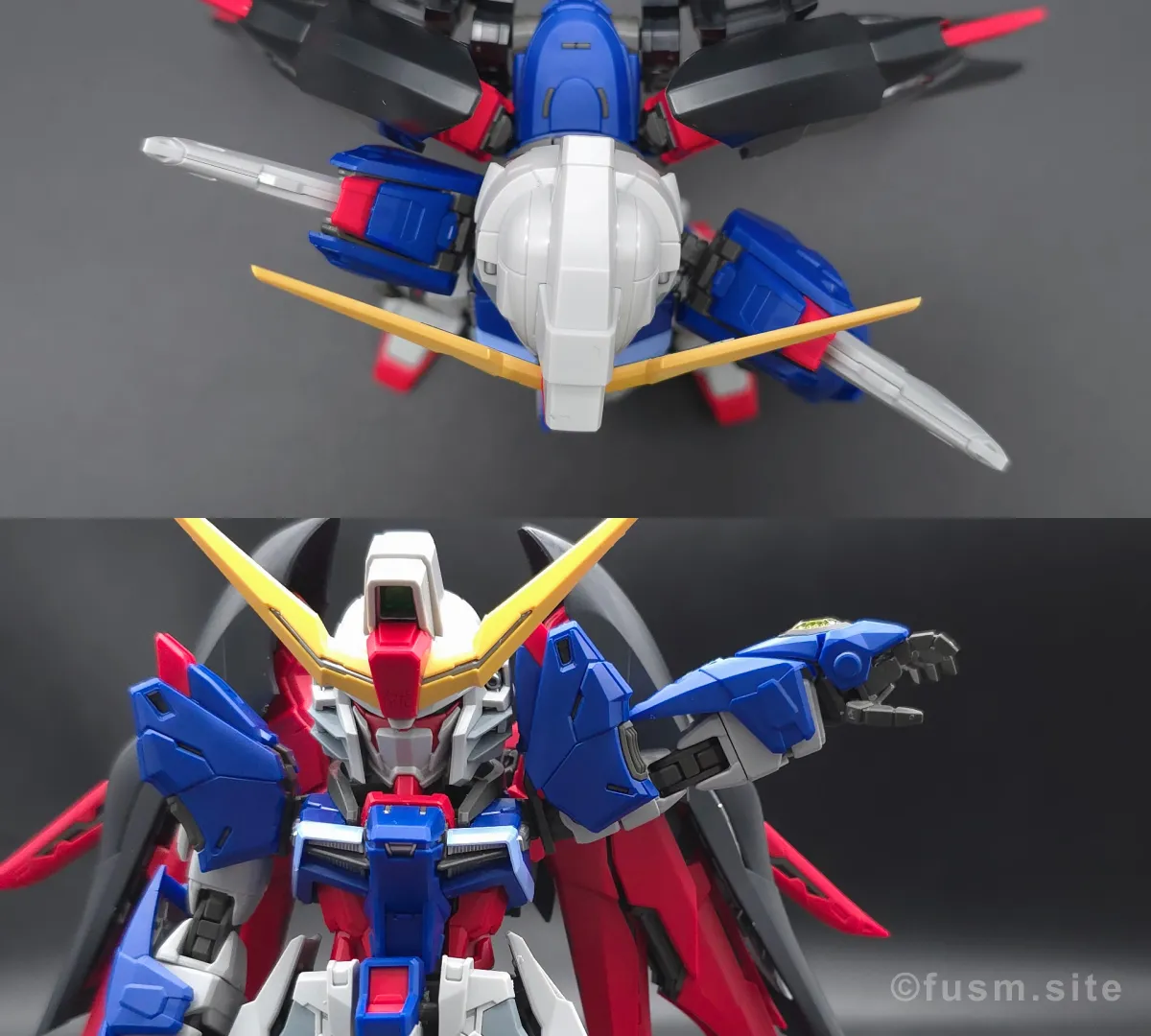 MGSD デスティニーガンダム レビュー 肩ディテール 可動域 02