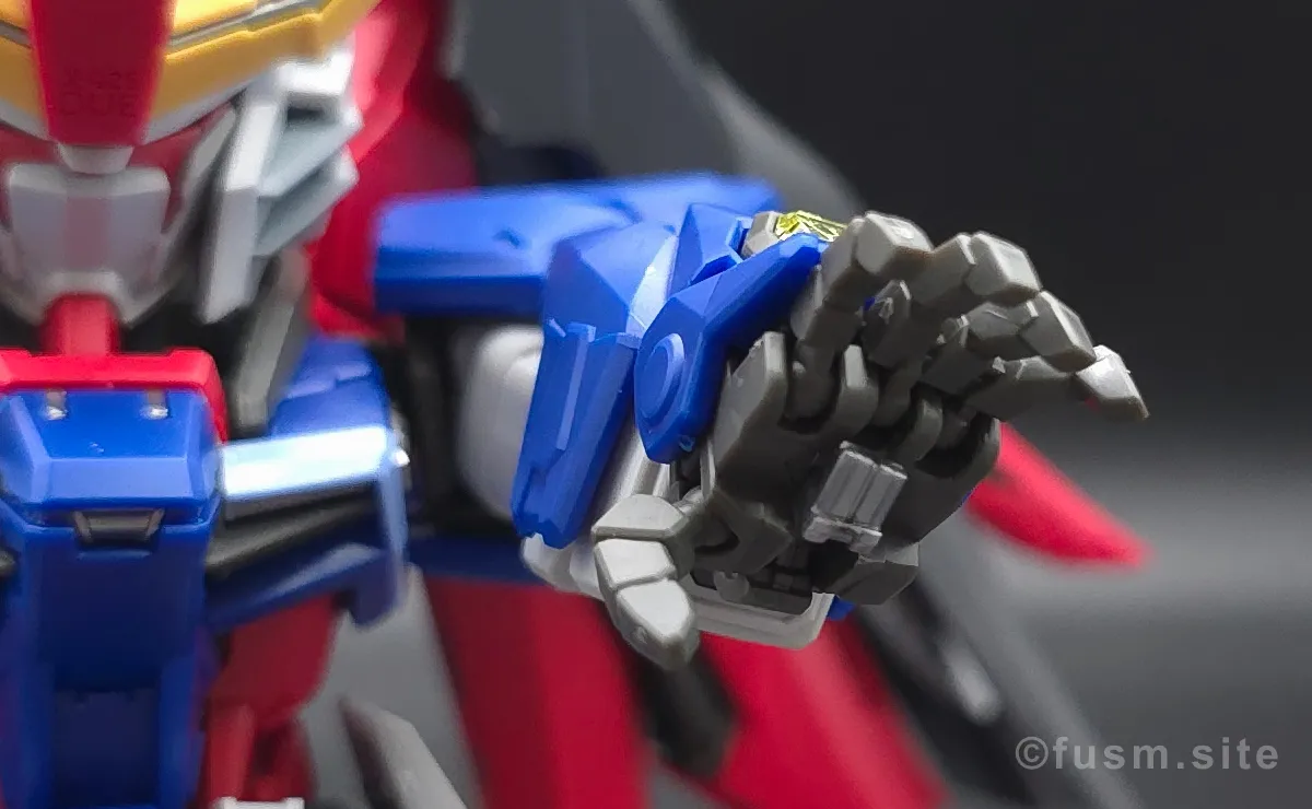 MGSD デスティニーガンダム レビュー 腕部ディテール 可動域 04
