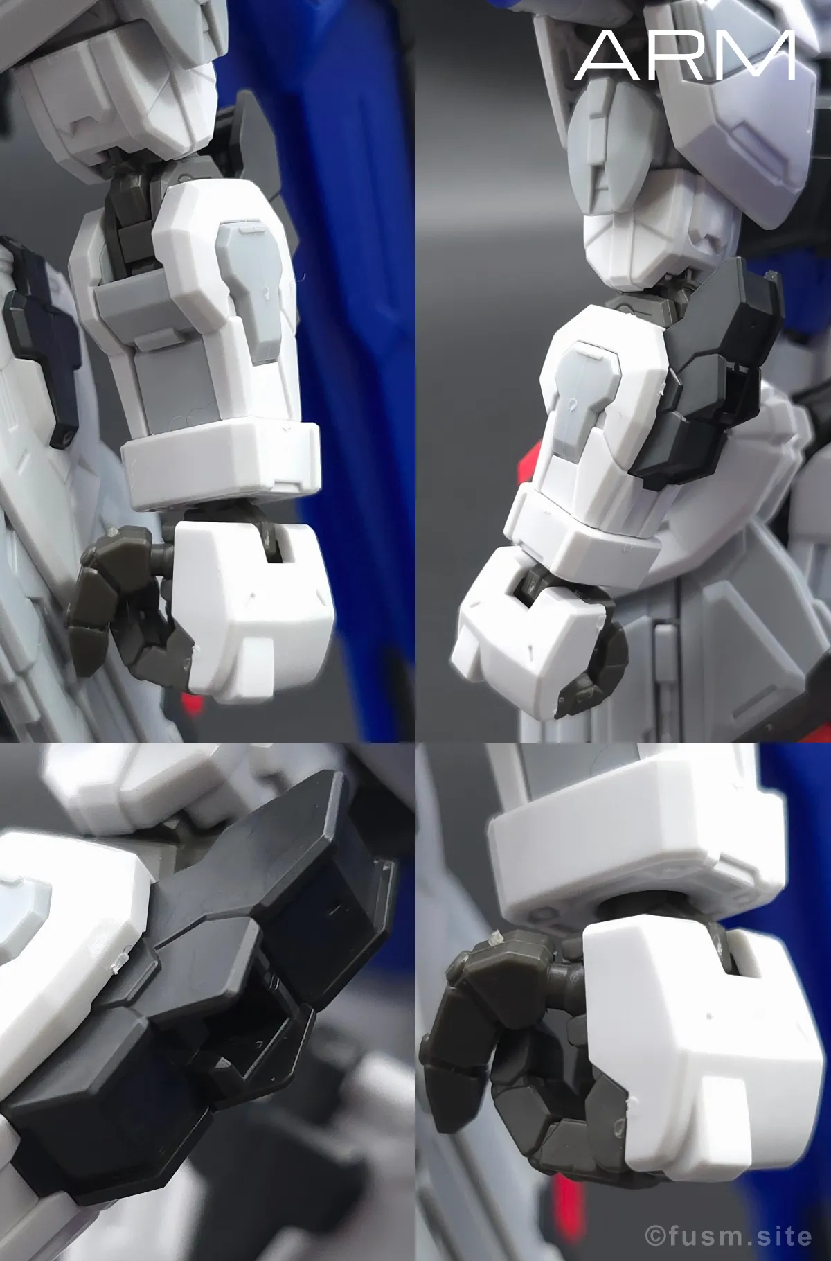 MGSD フリーダムガンダム レビュー 腕部ディテール 01