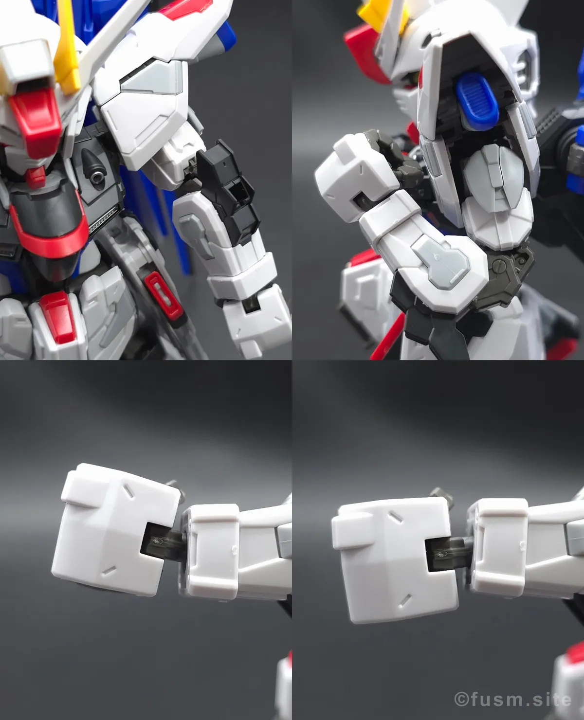 MGSD フリーダムガンダム レビュー 腕部ディテール 可動域 02