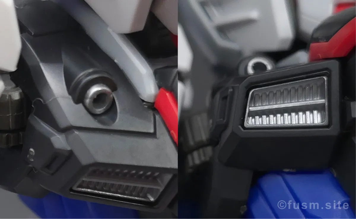 MGSD フリーダムガンダム レビュー 胴体ディテール 02