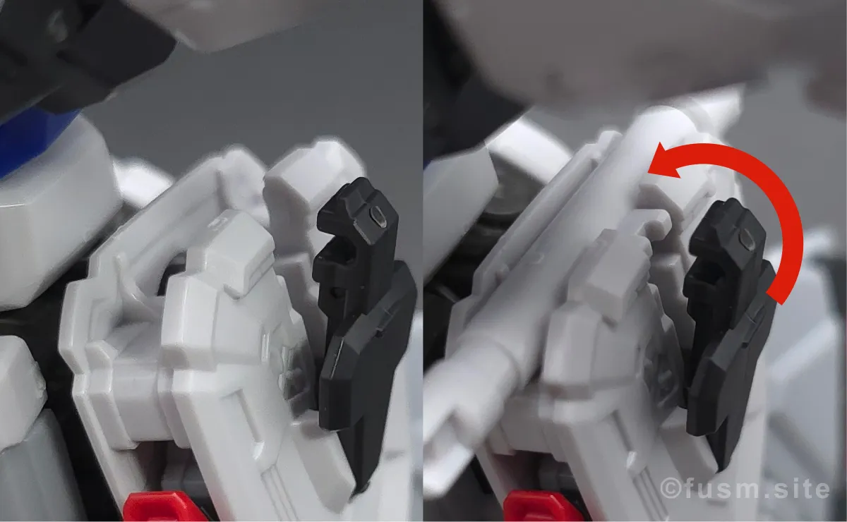 MGSD フリーダムガンダム レビュー 胴体ディテール ギミック 02