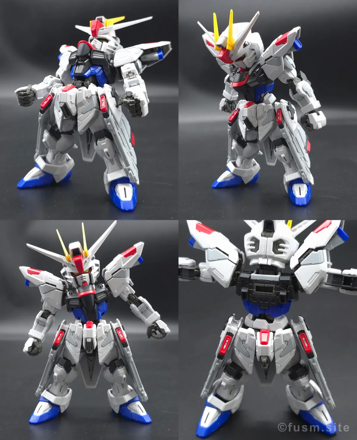 MGSD フリーダムガンダム レビュー 胴体ディテール 可動域 01