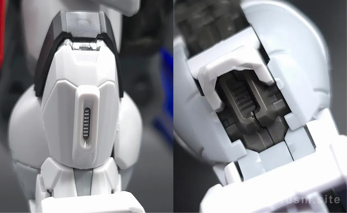 MGSD フリーダムガンダム レビュー 脚部ディテール 1