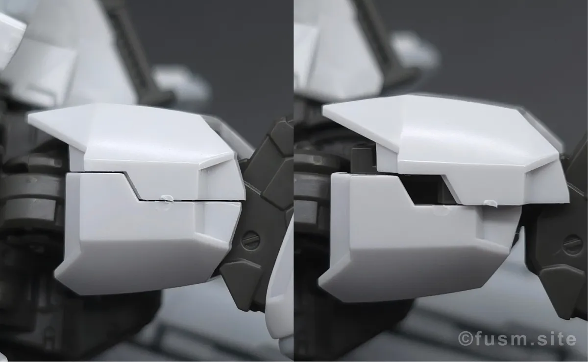 MGSD フリーダムガンダム レビュー 脚部ディテール ギミック 01