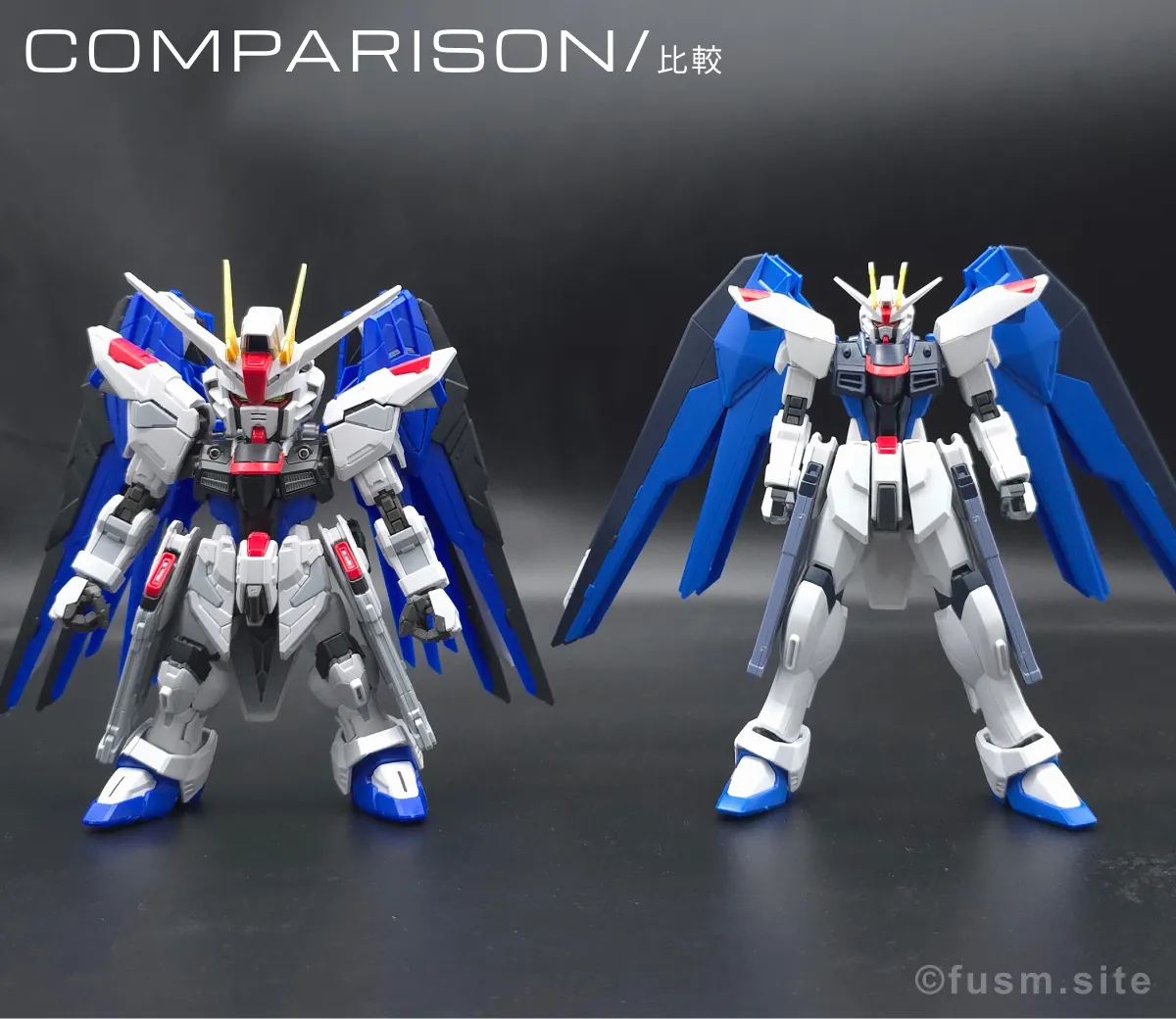 MGSD フリーダムガンダム レビュー 比較 01