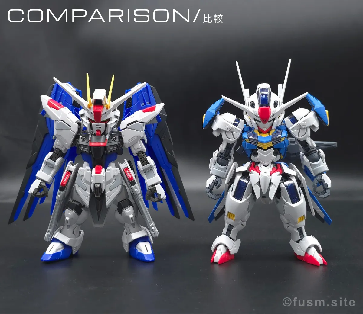 MGSD フリーダムガンダム レビュー 比較 04