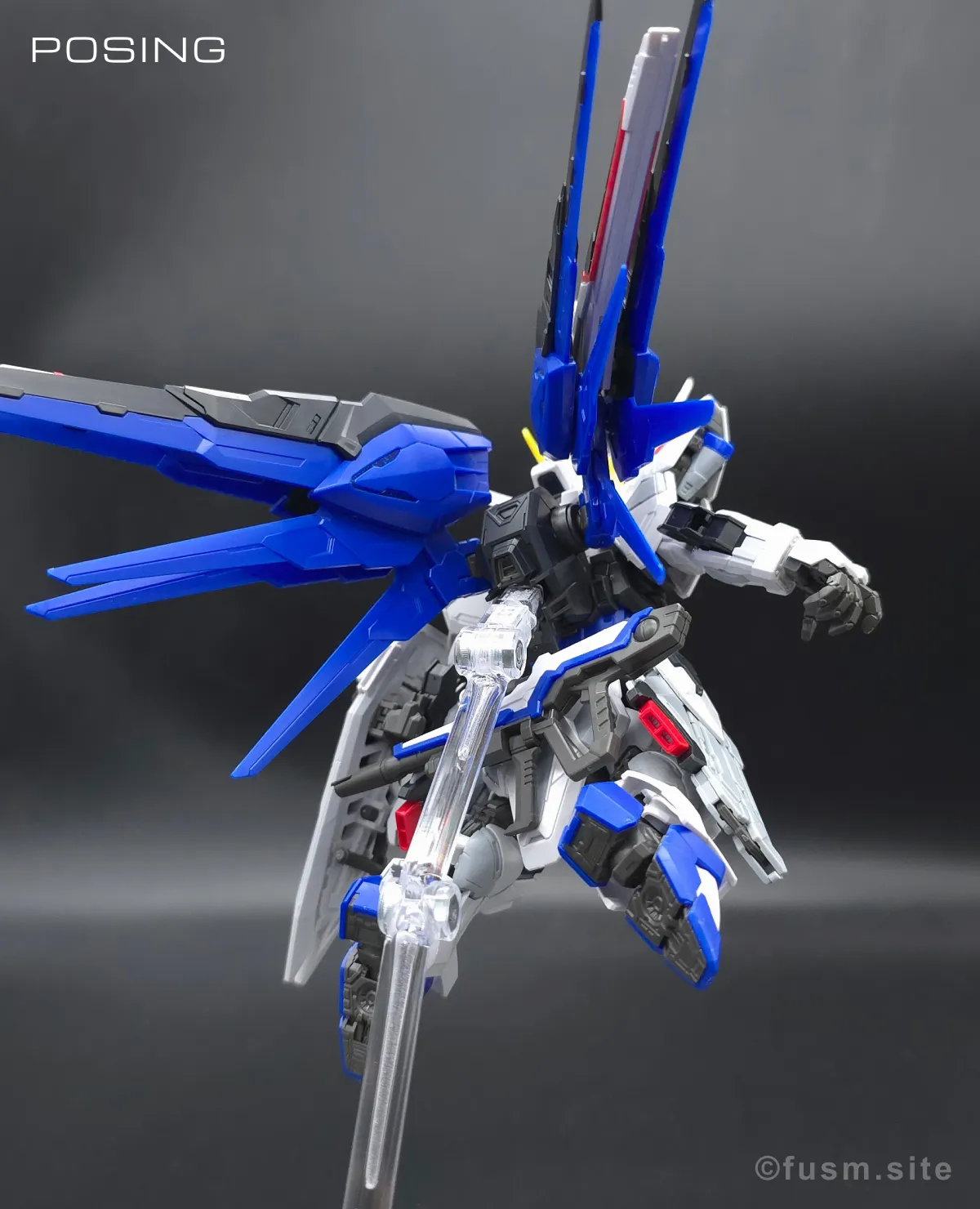 MGSD フリーダムガンダム レビュー ポージング 01