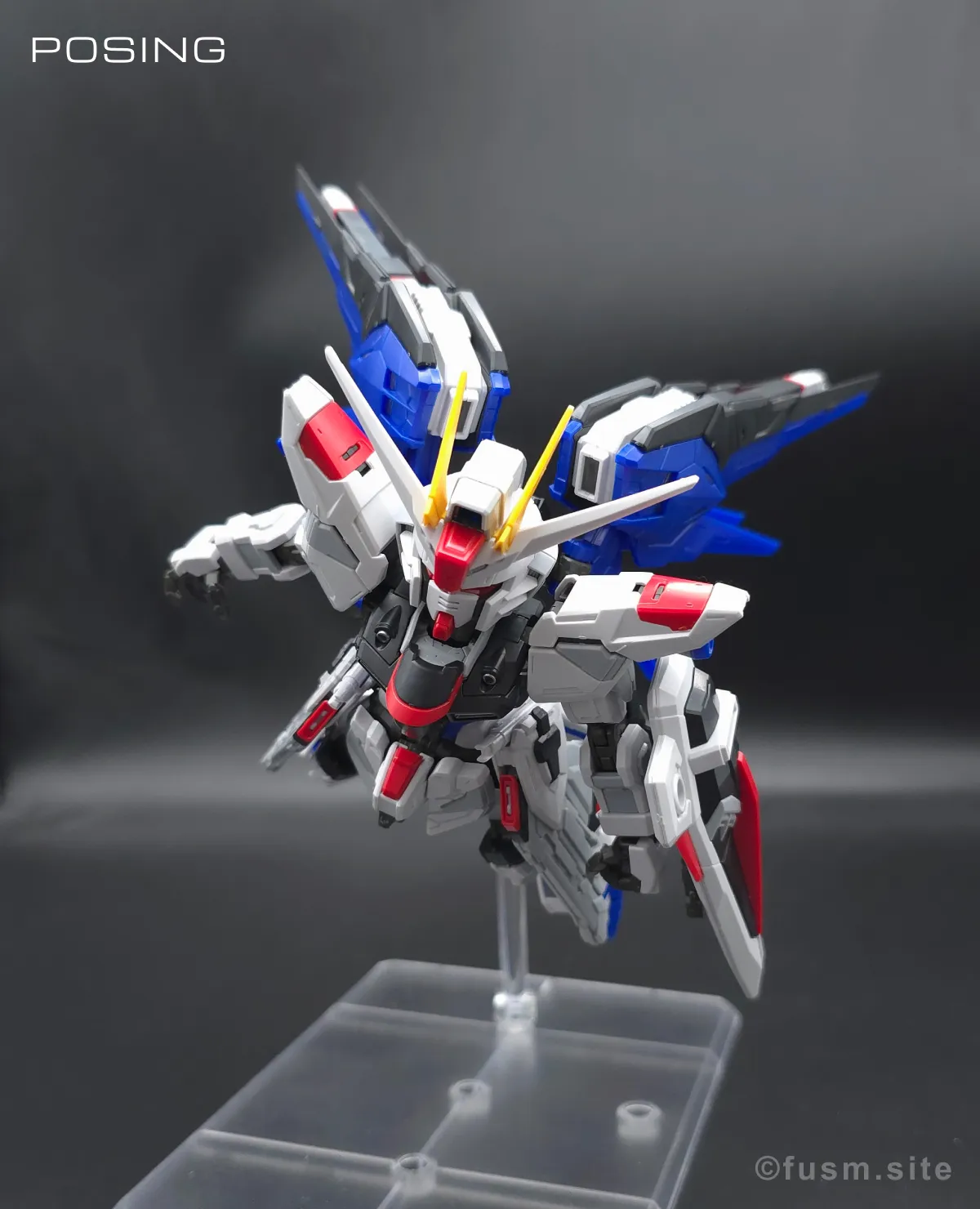 MGSD フリーダムガンダム レビュー ポージング 02