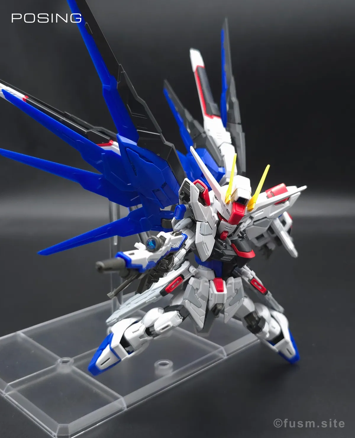 MGSD フリーダムガンダム レビュー ポージング 05