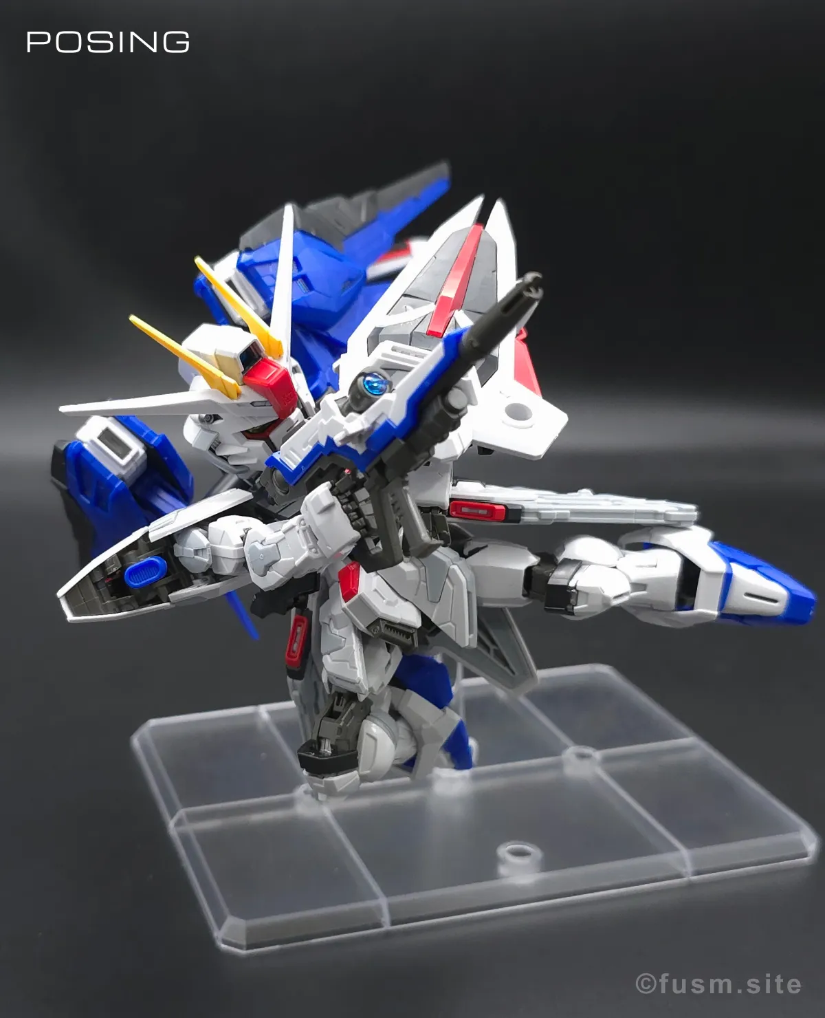 MGSD フリーダムガンダム レビュー ポージング 06