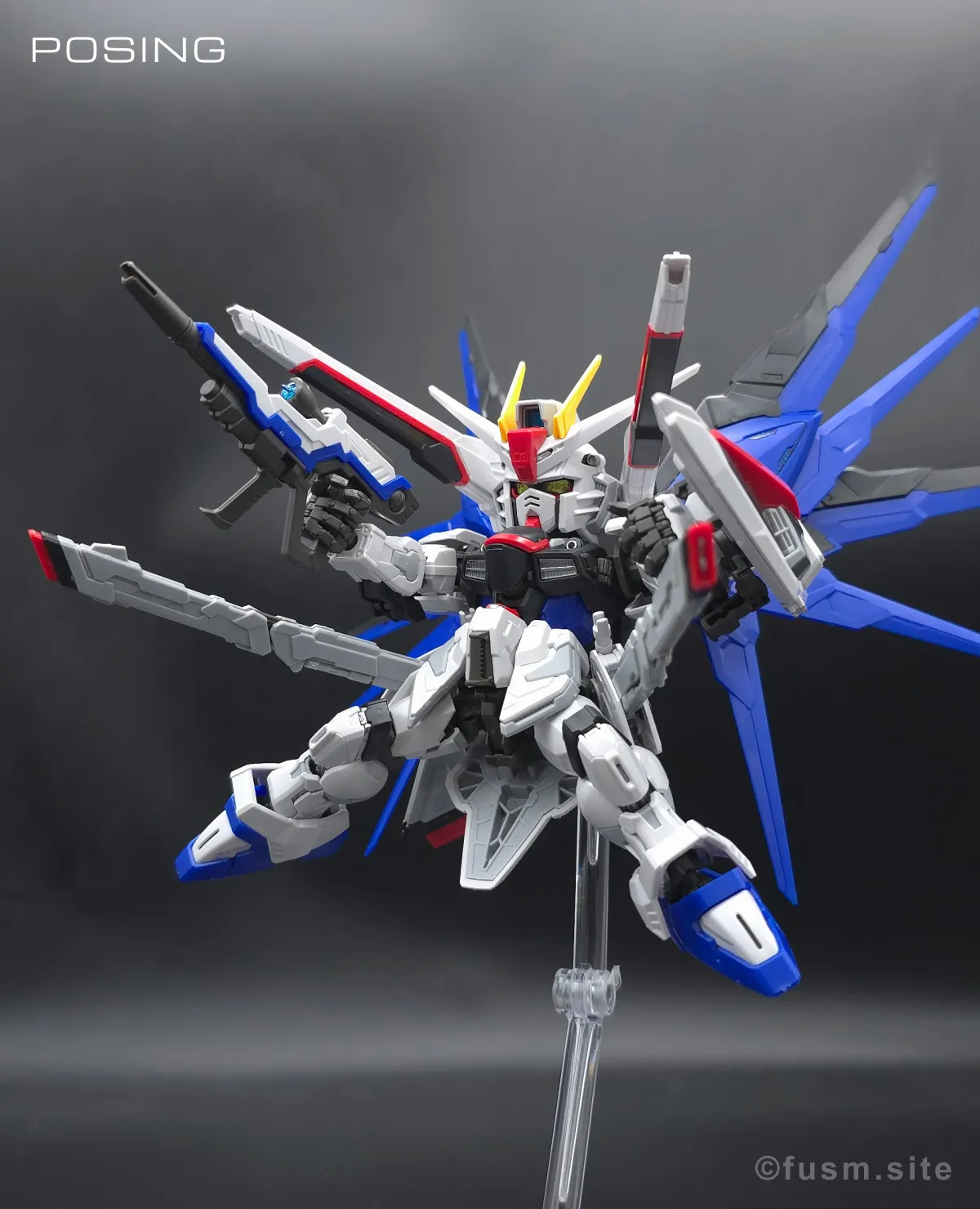 MGSD フリーダムガンダム レビュー ポージング 13