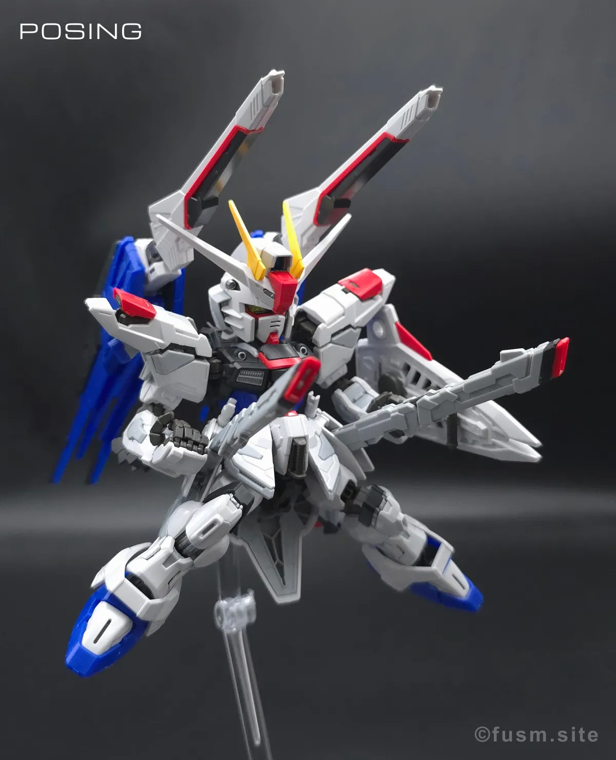 MGSD フリーダムガンダム レビュー ポージング 14